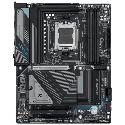 Gigabyte X870 GAMING X WIFI7 AMD Ryzen 9000 Series DDR5 Gaming Motherboard