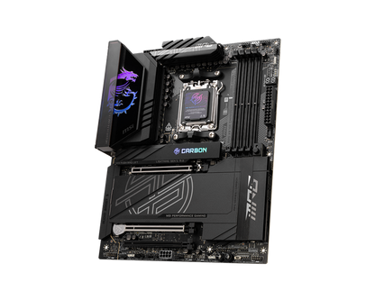 MSI MPG X870E CARBON WIFI AM5 ATX Motherboard + AMD Ryzen™ 7 9800X3D Desktop Processor BUNDLE