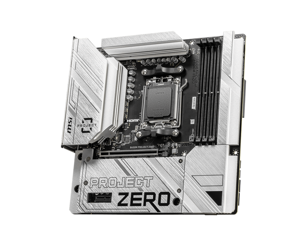 [NEW ARRIVAL] MSI B650M PROJECT ZERO WiFi 6E DDR5 AM5 MATX Motherboard