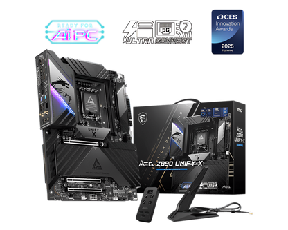 MSI MEG Z890 UNIFY-X WiFi 7 Intel® Core™ Ultra Processors ATX Gaming Motherboard