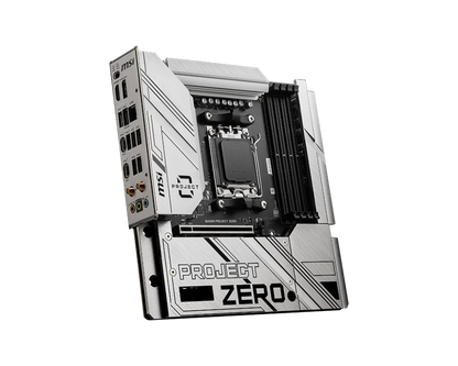 [NEW ARRIVAL] MSI B650M PROJECT ZERO WiFi 6E DDR5 AM5 MATX Motherboard