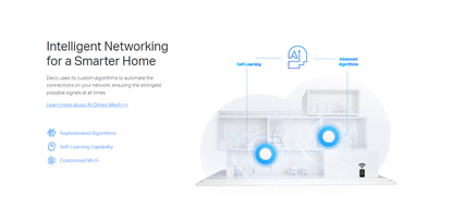 TP-LINK DECO X50-PoE AX3000 Whole Home Mesh WiFi 6 System with PoE - 3 Pack