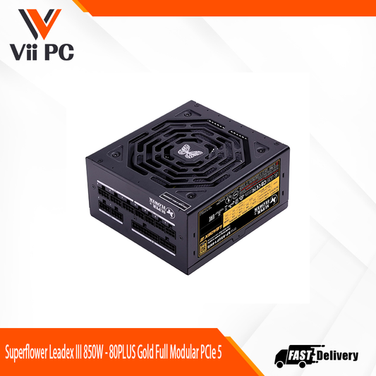 Superflower Leadex III 850W - 80PLUS Gold Full Modular PCIe 5.0