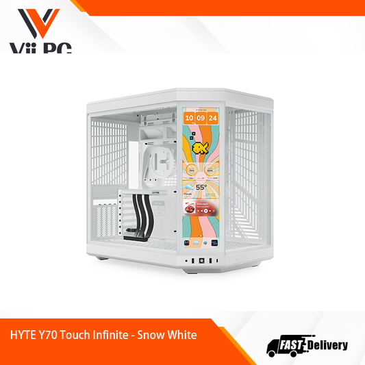 HYTE Y70 Touch Infinite - Snow White
