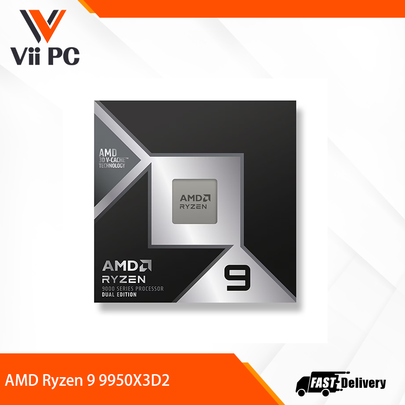 AMD Ryzen 9 9950X3D2 Dual Edition Desktop Processor