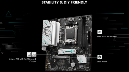 MSI B650M GAMING WIFI Socket AM5 2x M.2 Motherboard