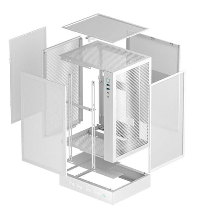 DeepCool CH170 Digital ITX Desktop PC Case (Black/White)