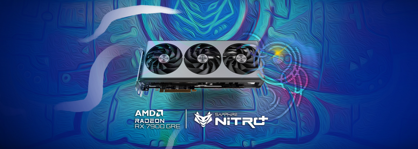 SAPPHIRE NITRO+ AMD Radeon RX 7900 GRE 16GB GDDR6 Graphics Card