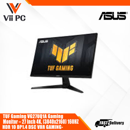 ASUS TUF Gaming VG27UQ1A Gaming Monitor – 27 inch 4K, HDR, 160Hz, ELMB Sync, 1ms response time, 95% DCI-P3