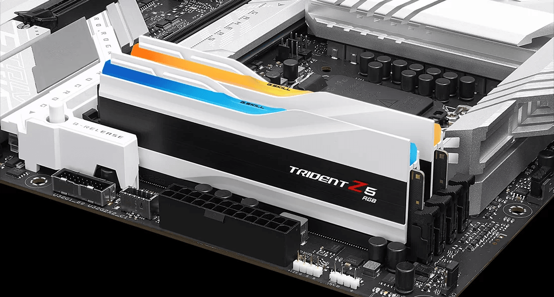 G.SKILL Trident Z5 RGB: 32GB/48GB/64GB/96GB DDR5-6000/6400/7200/7600/7800/8000 MT/s - Intel XMP 3.0 Ready (BLACK/WHITE)