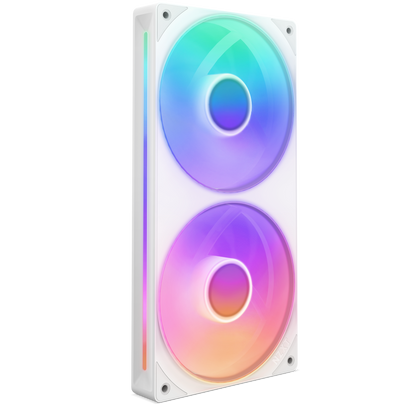 NZXT F360 / F240 RGB Core Fan - Single-Frame RGB Fan Unit (Black/White)