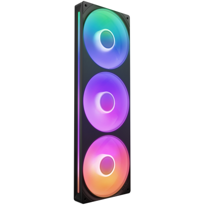 NZXT F360 / F240 RGB Core Fan - Single-Frame RGB Fan Unit (Black/White)