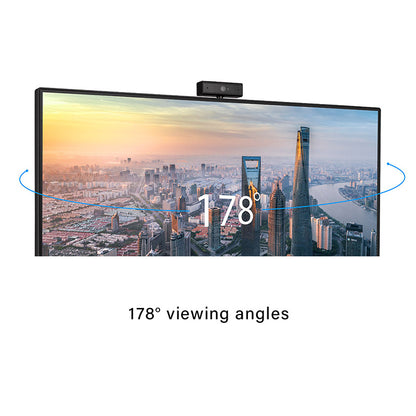 ASUS BE279QSK Video Conferencing Monitor - 27" FHD, IPS, Frameless, adjustable 2MP FHD Webcam, Mic Array, Stereo Speakers, Height Adjustable, Ergonomic Design, HDMI, Eye Care, Low Blue Light, Flicker Free, Wall Mountable