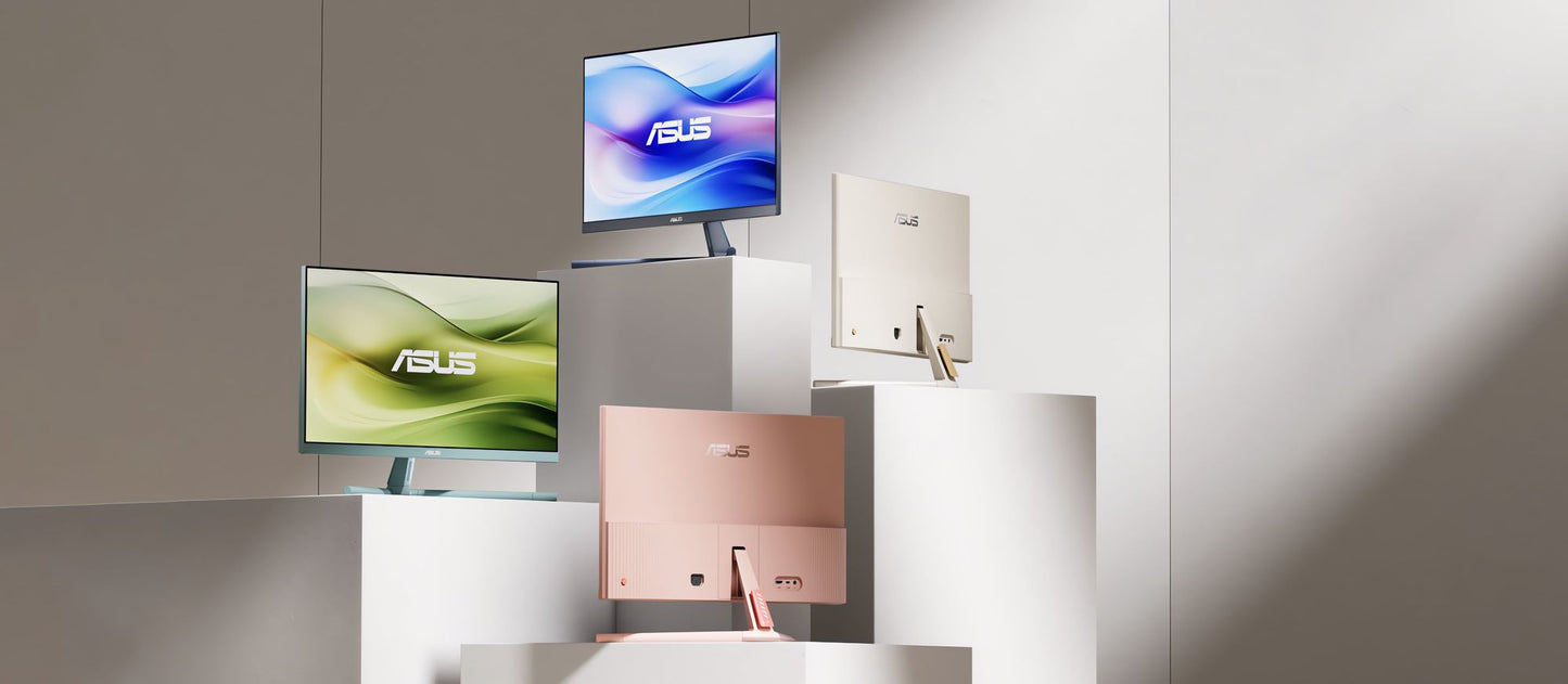 ASUS VU279CFE-B(Quiet Blue) Eye Care 27"/FHD(1920x1080)/IPS/100Hz/Adaptive-Sync/USB Type-C w/15W PD/EyeCare+/Green Sustainability/VU Series Gaming Monitor