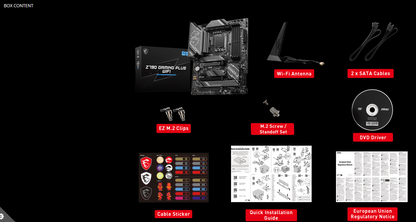 MSI Z790 GAMING PLUS WIFI 6E DDR5 PCIe 5.0, Lightning Gen 4 x4 M.2 with M.2 Shield Frozr LGA 1700 ATX Motherboard
