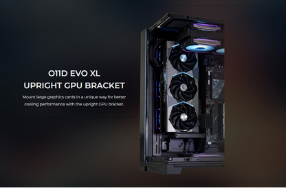 Lian Li O11D EVO XL Upright GPU Bracket Black/White - 1yr Wty