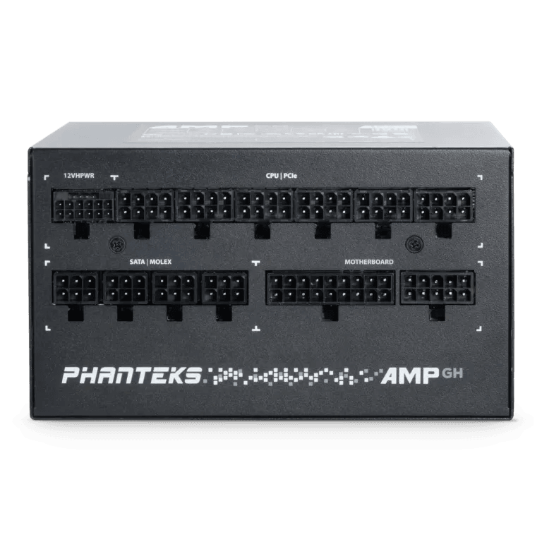 PHANTEKS AMP GH PCIe Gen 5.1 ATX 3.1 Fully Modular PSU (750W/850W/1000W) - BLACK/WHITE