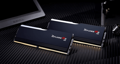 G.SKILL RIPJAWS M5 RGB: 32GB/64GB DDR5-6000/6400/6800 MT/s - Intel XMP 3.0 Ready, Dual Channel Kit (BLACK/WHITE)