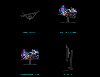 GIGABYTE AORUS FO27Q3 27" OLED/2560x1440(QHD)/360Hz/0.03ms(GTG)/ClearMR13000/HDRTrueBlack400/99%DCI-P3/△E< 2/KVM/HDMI2.1/DP1.4 OLED GAMING MONITOR
