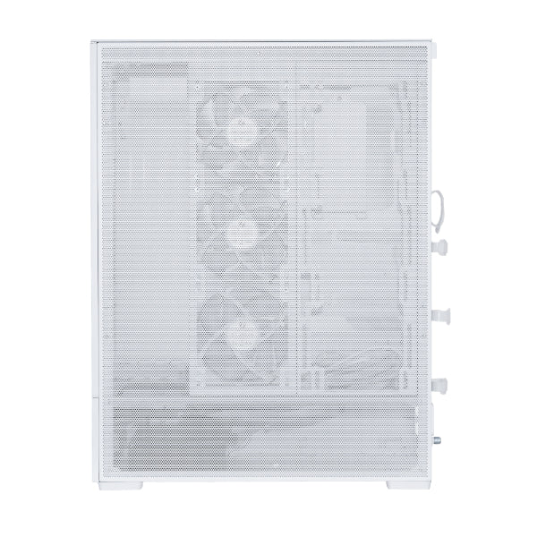 LIAN LI SUP01 BLACK/WHITE Tempered Glass ATX Small Tower CASE