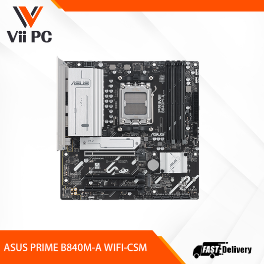 ASUS PRIME B840M-A WIFI-CSM AMD Socket AM5 for AMD Ryzen™ 9000 & 8000 & 7000 ATX GAMING MOTHERBOARD