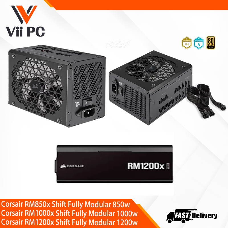 Corsair RM850x Shift Fully Modular 850w / Corsair RM1000x Shift Fully Modular 1000w / Corsair RM1200x Shift Fully Modular 1200w