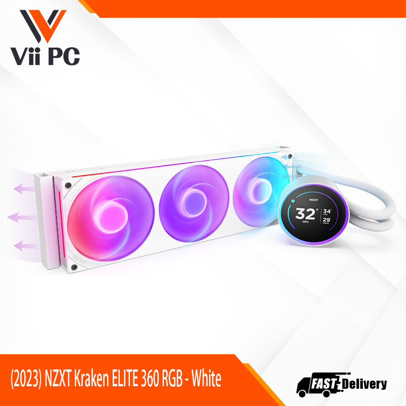 (2023) NZXT Kraken ELITE 360 RGB - White