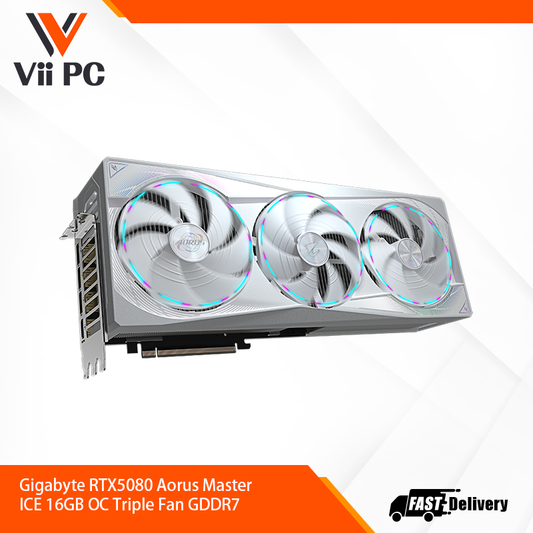 Gigabyte RTX5080 Aorus Master ICE 16GB OC Triple Fan GDDR7