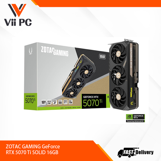 ZOTAC GAMING GeForce RTX 5070 Ti SOLID 16GB