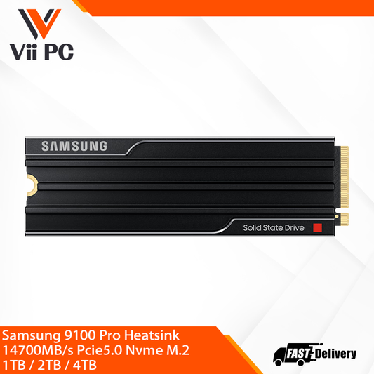 Samsung 9100 Pro Heatsink 14700MB/s Pcie5.0 Nvme M.2 1TB / 2TB / 4TB