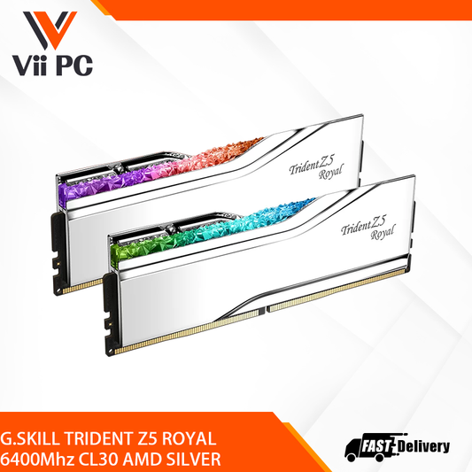 G.SKILL TRIDENT Z5 ROYAL 6400Mhz CL30 AMD SILVER