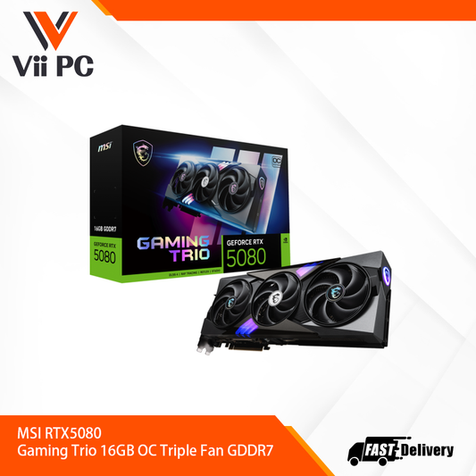 MSI RTX5080 Gaming Trio 16GB OC Triple Fan GDDR7