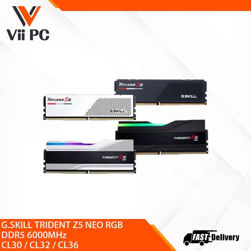 G.SKILL TRIDENT Z5 NEO RGB DDR5 6000MHz CL30 / CL32 / CL36
