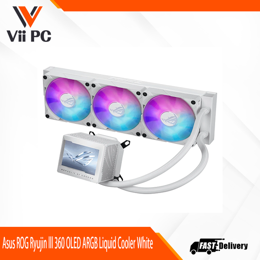 Asus ROG Ryujin lll 360 OLED ARGB Liquid Cooler White