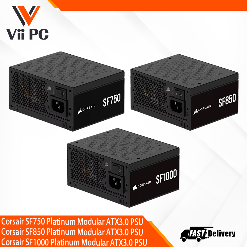 Corsair SF750 / 850 / 1000 Platinum Modular ATX3.0 PSU