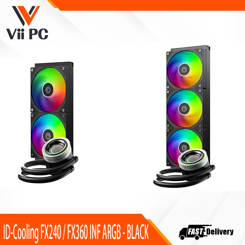 ID-Cooling FX240 / FX360 INF ARGB - BLACK