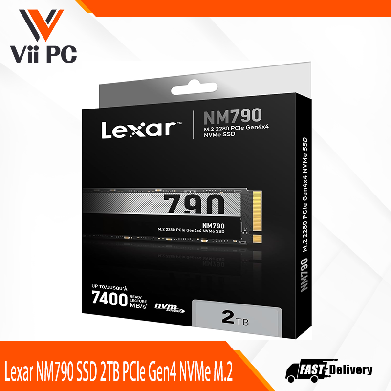 Lexar NM790 SSD 2TB PCIe Gen4 NVMe M.2