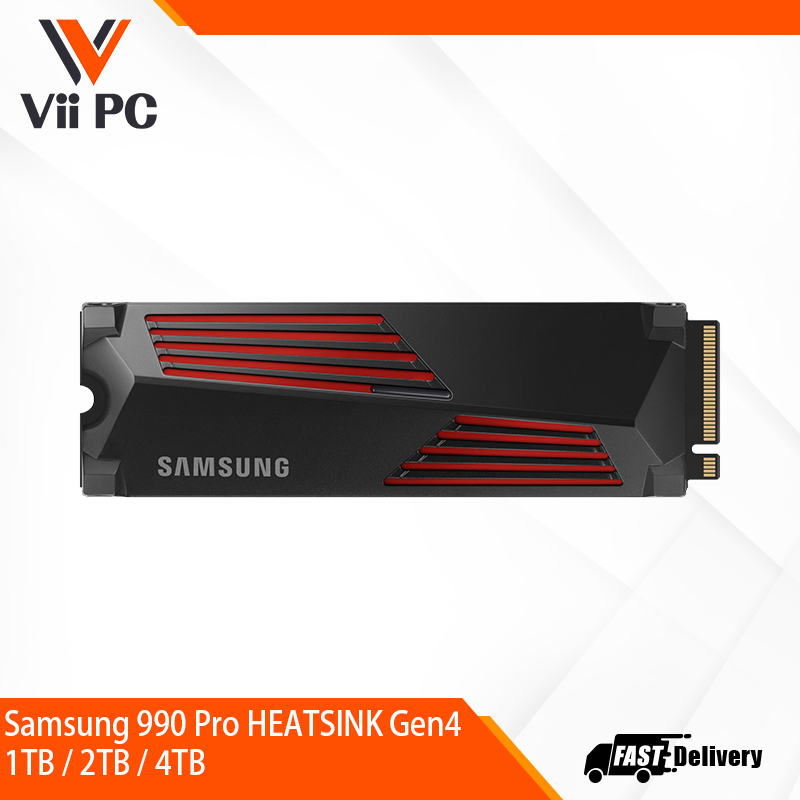 Samsung 990 Pro HEATSINK Gen4 1TB / 2TB / 4TB
