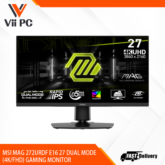 MSI MAG 272URDF E16 27 DUAL MODE (4K/FHD) GAMING MONITOR
