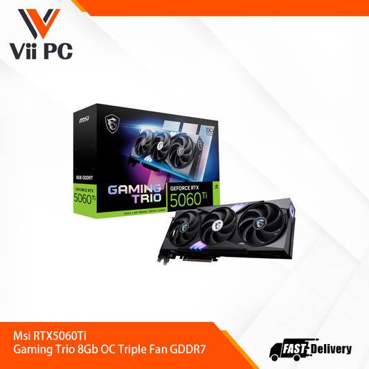 Msi RTX5060Ti Gaming Trio 8Gb OC Triple Fan GDDR7