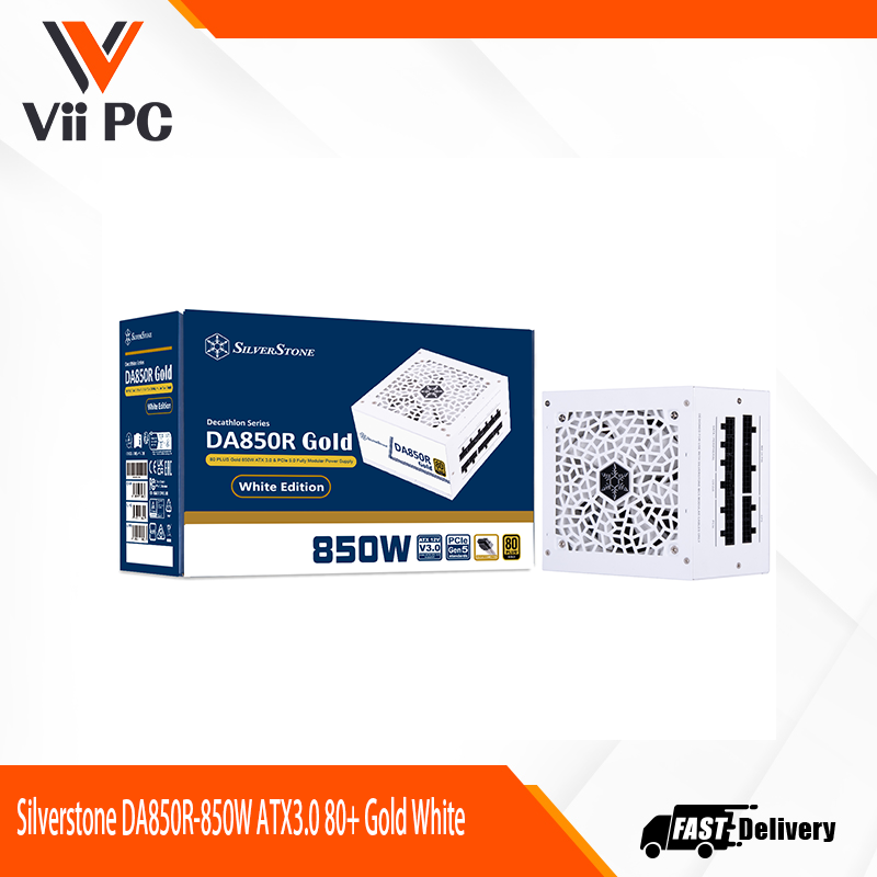 Silverstone DA850R-850W ATX3.0 80+ Gold White
