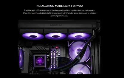 Lian Li Galahad II LCD AIO 360 SL INF ARGB CPU Liquid Cooler (Black/White)