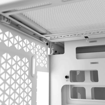 CORSAIR 2500X Mid-Tower Dual Chamber ATX PC Case - BLACK OR WHITE, Tempered Glass, Compatible with reverse connector mATX & mITX motherboards, 2Yrs Wty