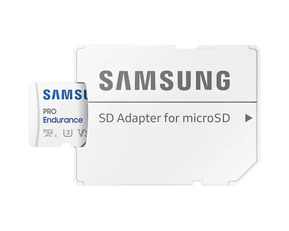 SAMSUNG PRO Endurance microSDXC Memory Card with Adapter 32GB/64GB/128GB/256GB Card up to 200MB/s Read, compatible to UHS-I