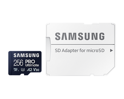 SAMSUNG PRO Ultimate microSDXC Memory Card with Adapter 128GB/256GB/512GB Card up to 200MB/s Read, compatible to UHS-I
