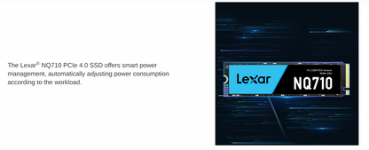 Lexar NQ710 M.2 2280 PCIe Gen4x4 NVMe 1.4 SSD (1TB / 2TB) - Up to 5000MB/s READ, Up to 3300MB/s WRITE