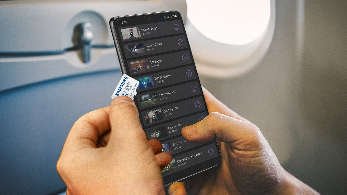 SAMSUNG EVO PLUS microSDXC Memory Card with Adapter 64GB/128GB/256GB/512GB Card up to 130MB/s Read, compatible to UHS-I