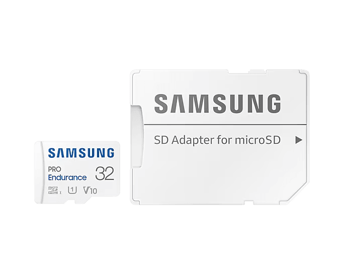 SAMSUNG PRO Endurance microSDXC Memory Card with Adapter 32GB/64GB/128GB/256GB Card up to 200MB/s Read, compatible to UHS-I