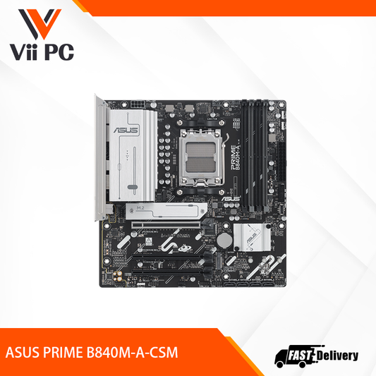 ASUS PRIME B840M-A-CSM AMD Socket AM5 for AMD Ryzen™ 9000 & 8000 & 7000 DESKTOP PROCESSORS ATX GAMING MOTHERBOARD