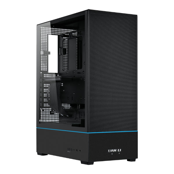 LIAN LI SUP01 BLACK/WHITE Tempered Glass ATX Small Tower CASE